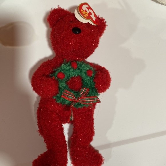 5 Xmas beanies.   All retired and rare.  Perfect condition. - Picture 5 of 7